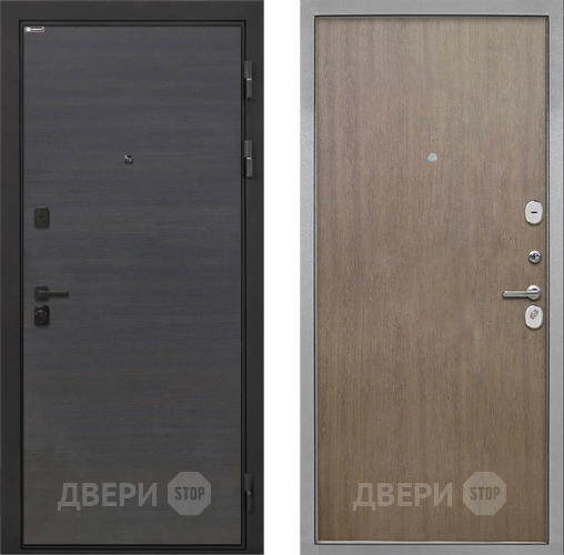 Дверь Интекрон (INTECRON) Профит Black Эковенге Гладкая шпон Венге коричневый в Люберцах