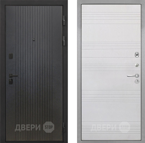 Дверь Интекрон (INTECRON) Профит Black ФЛ-295 ФЛ-316 Белый ясень в Люберцах