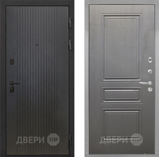 Дверь Интекрон (INTECRON) Профит Black ФЛ-295 ФЛ-243 Графит вуд дуб в Люберцах