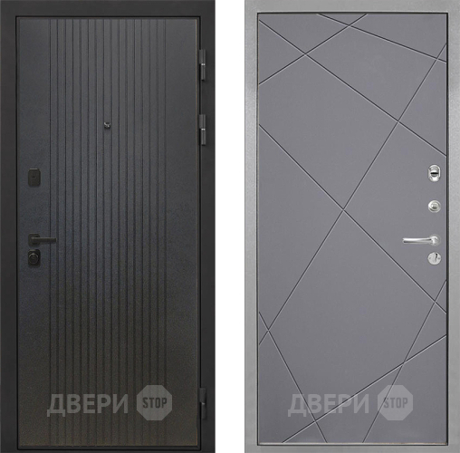 Дверь Интекрон (INTECRON) Профит Black ФЛ-295 Лучи-М Графит софт в Люберцах