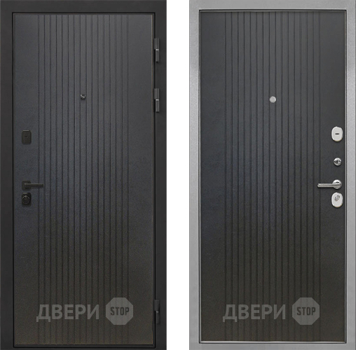 Входная металлическая Дверь Интекрон (INTECRON) Профит Black ФЛ-295 ФЛ-295 Лофт черный в Люберцах