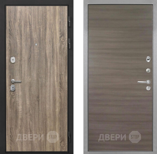 Входная металлическая Дверь Интекрон (INTECRON) Гектор Дуб Турин Гладкая Дуб тоскано поперечный в Люберцах