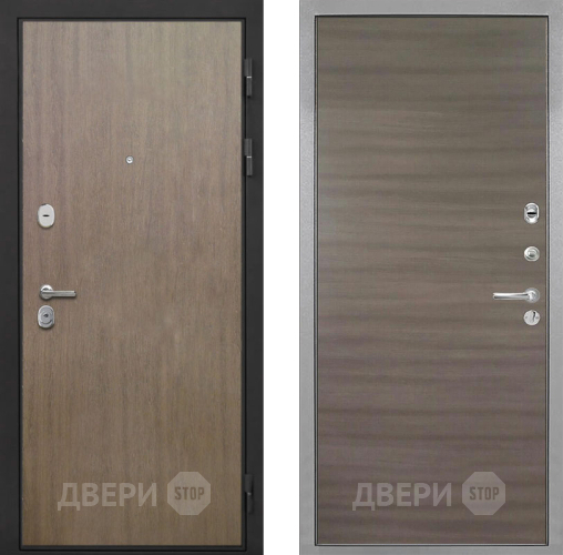 Дверь Интекрон (INTECRON) Гектор Венге Коричневый Гладкая Дуб тоскано поперечный в Люберцах