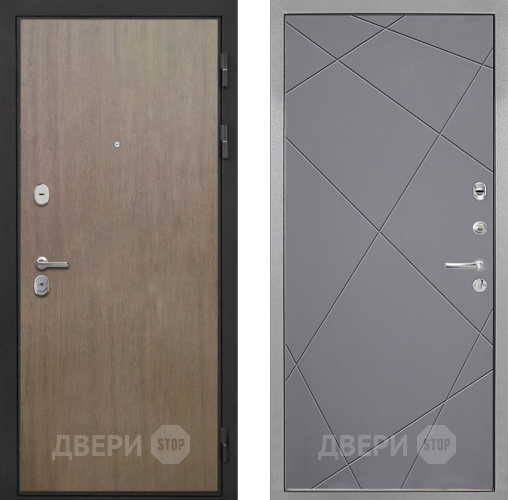 Дверь Интекрон (INTECRON) Гектор Венге Коричневый Лучи-М Графит софт в Люберцах