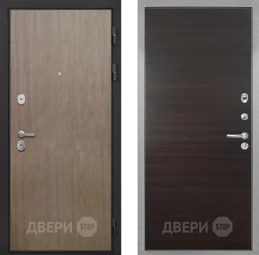 Дверь Интекрон (INTECRON) Гектор Венге Коричневый Гладкая Эковенге поперечный в Люберцах