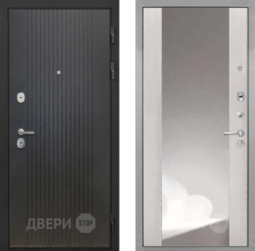 Входная металлическая Дверь Интекрон (INTECRON) Гектор ФЛ-295 ФЛЗ-516 Зеркало Сосна белая в Люберцах