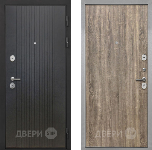 Входная металлическая Дверь Интекрон (INTECRON) Гектор ФЛ-295 Гладкая Дуб турин в Люберцах