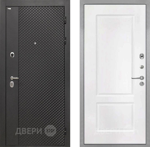 Дверь Интекрон (INTECRON) Олимпия Black 4К КВ-2 Белый матовый в Люберцах