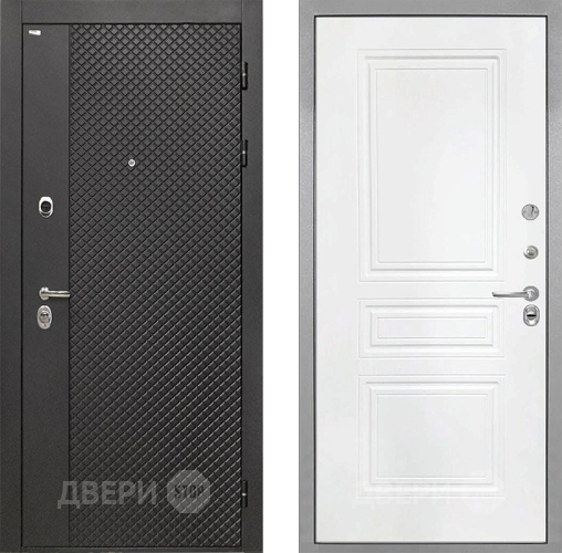 Дверь Интекрон (INTECRON) Олимпия Black 4К ФЛ-243 Белый матовый в Люберцах
