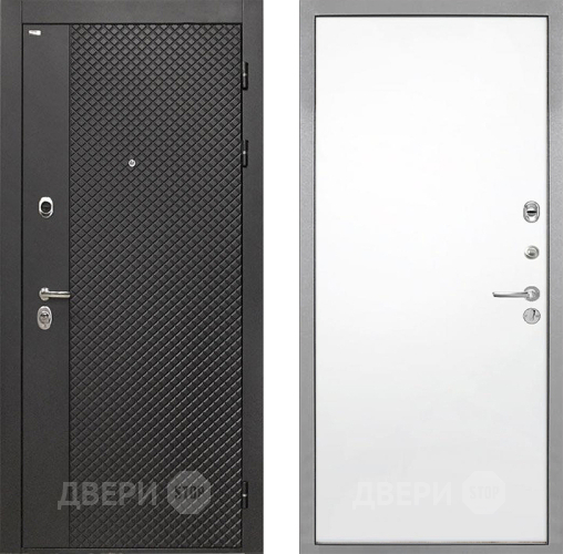 Дверь Интекрон (INTECRON) Олимпия Black 4К Гладкая Силк Сноу в Люберцах