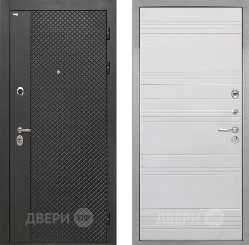 Входная металлическая Дверь Интекрон (INTECRON) Олимпия Black 4К ФЛ-316 Белый ясень в Люберцах