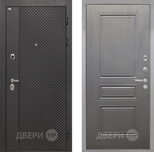 Дверь Интекрон (INTECRON) Олимпия Black 4К ФЛ-243 Графит вуд дуб в Люберцах