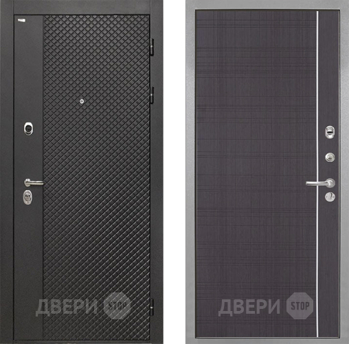 Входная металлическая Дверь Интекрон (INTECRON) Олимпия Black 4К В-07 с молдингом Венге в Люберцах