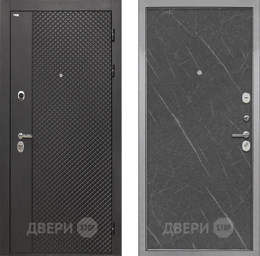 Дверь Интекрон (INTECRON) Олимпия Black 4К Гладкая Гранит лава оникс в Люберцах