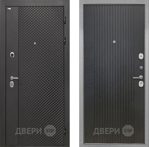 Дверь Интекрон (INTECRON) Олимпия Black 4К ФЛ-295 Лофт черный в Люберцах