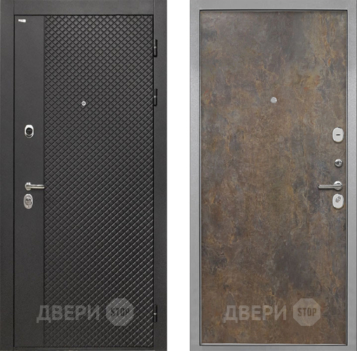 Дверь Интекрон (INTECRON) Олимпия Black 4К Гладкая Гранж в Люберцах