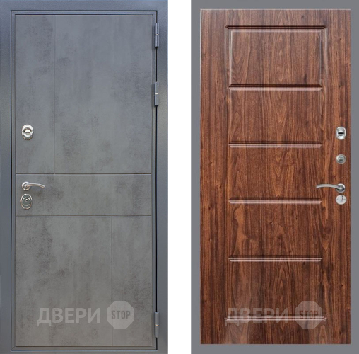 Дверь Рекс (REX) ФЛ-290 FL-39 орех тисненый в Люберцах