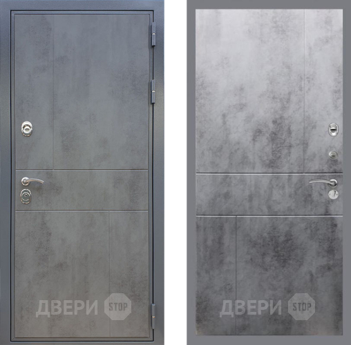 Дверь Рекс (REX) ФЛ-290 FL-290 Бетон темный в Люберцах