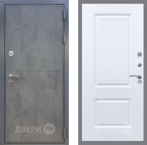 Дверь Рекс (REX) ФЛ-290 Смальта Силк Сноу в Люберцах