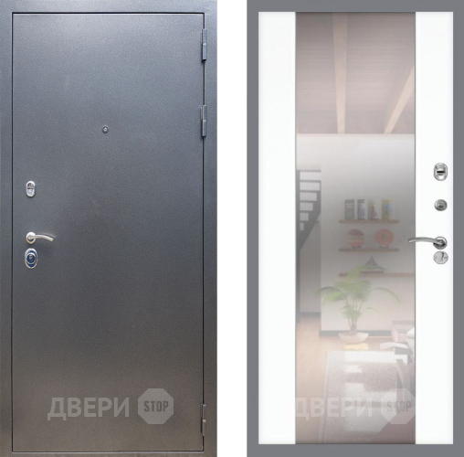 Дверь Рекс (REX) 11 СБ-16 Зеркало Силк Сноу в Люберцах