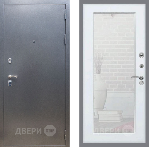 Дверь Рекс (REX) 11 Зеркало Пастораль Силк Сноу в Люберцах