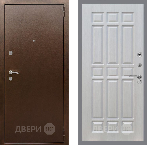 Дверь Рекс (REX) 1А Медный Антик FL-33 Лиственница беж в Люберцах