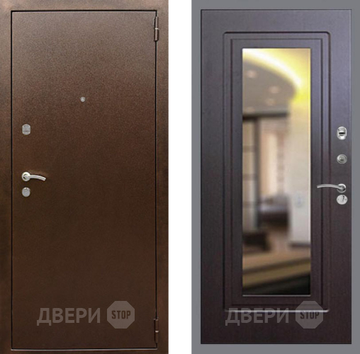 Дверь Рекс (REX) 1А Медный Антик FLZ-120 Венге в Люберцах