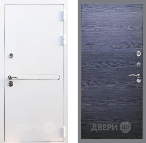 Входная металлическая Дверь Рекс (REX) 27 GL Дуб тангенальный черный в Люберцах
