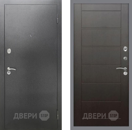 Дверь Рекс (REX) 2А Серебро Антик Сити Венге в Люберцах