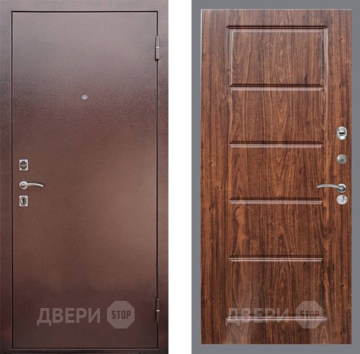 Дверь Рекс (REX) 1 FL-39 орех тисненый в Люберцах
