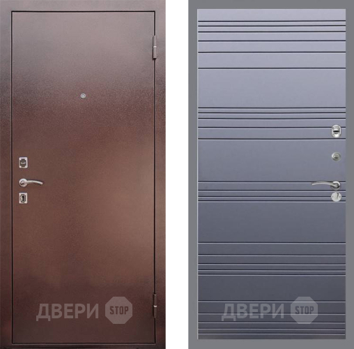 Дверь Рекс (REX) 1 Line Силк титан в Люберцах