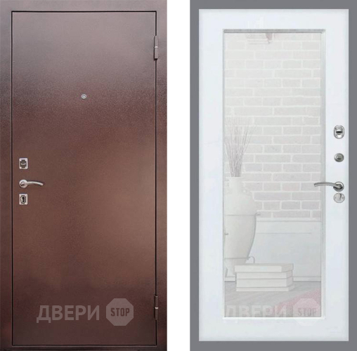 Дверь Рекс (REX) 1 Зеркало Пастораль Силк Сноу в Люберцах