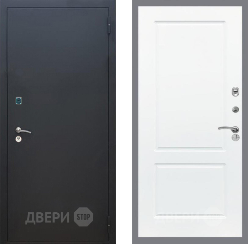 Дверь Рекс (REX) 1A Черный Муар FL-117 Силк Сноу в Люберцах