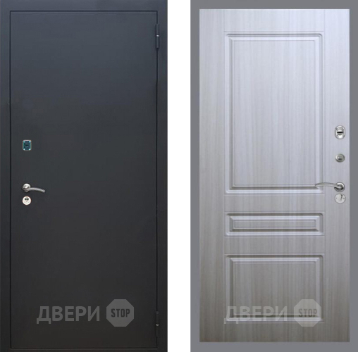 Дверь Рекс (REX) 1A Черный Муар FL-243 Сандал белый в Люберцах