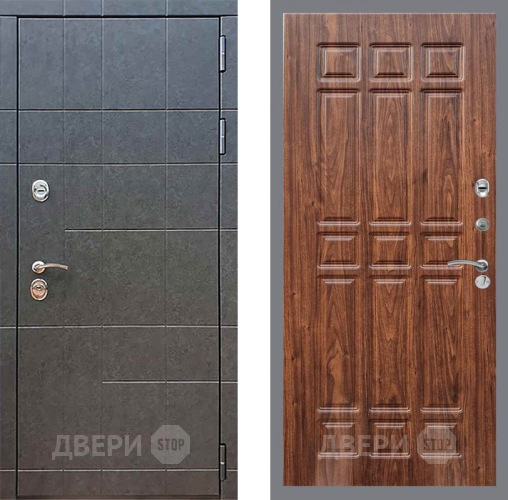 Входная металлическая Дверь Рекс (REX) 21 FL-33 орех тисненый в Люберцах
