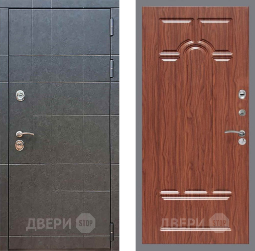 Входная металлическая Дверь Рекс (REX) 21 FL-58 орех тисненый в Люберцах
