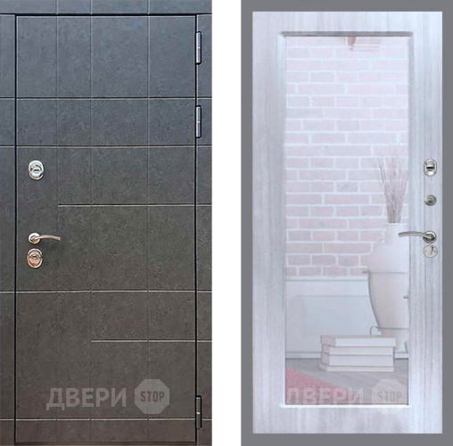 Дверь Рекс (REX) 21 Зеркало Пастораль Сандал белый в Люберцах