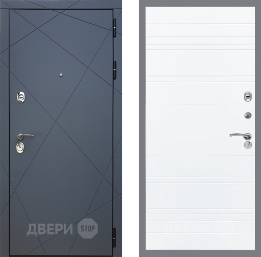 Дверь Рекс (REX) 13 Силк Титан Line Силк Сноу в Люберцах