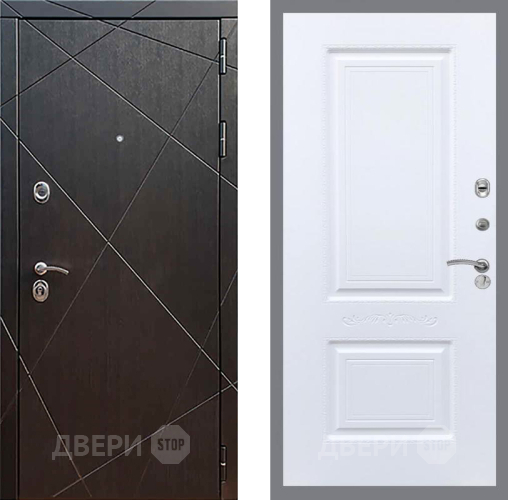 Входная металлическая Дверь Рекс (REX) 13 Венге Смальта Силк Сноу в Люберцах