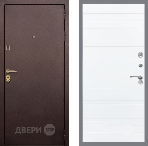Дверь Рекс (REX) Лайт 3К Line Силк Сноу в Люберцах