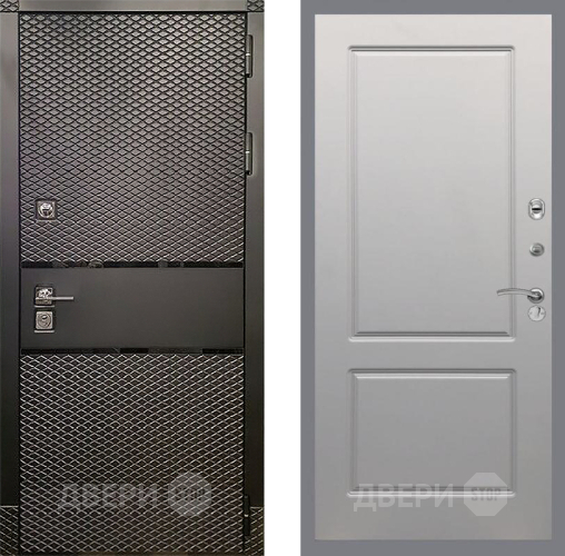 Дверь Рекс (REX) 15 Черный Кварц FL-117 Грей софт в Люберцах