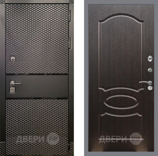 Дверь Рекс (REX) 15 Черный Кварц FL-128 Венге светлый в Люберцах