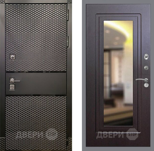 Дверь Рекс (REX) 15 Черный Кварц FLZ-120 Венге в Люберцах