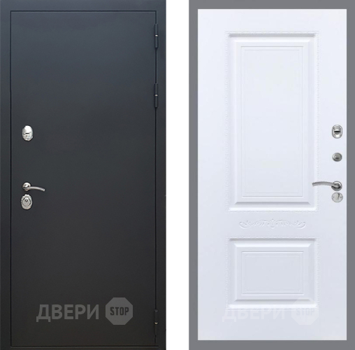 Дверь Рекс (REX) 5 Черный Муар Смальта Силк Сноу в Люберцах