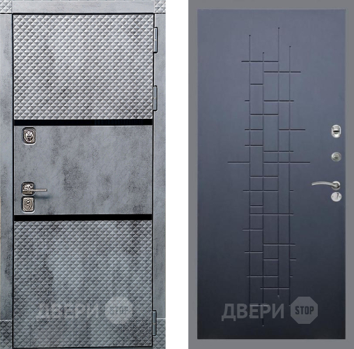 Дверь Рекс (REX) 15 Бетон Темный FL-289 Ясень черный в Люберцах