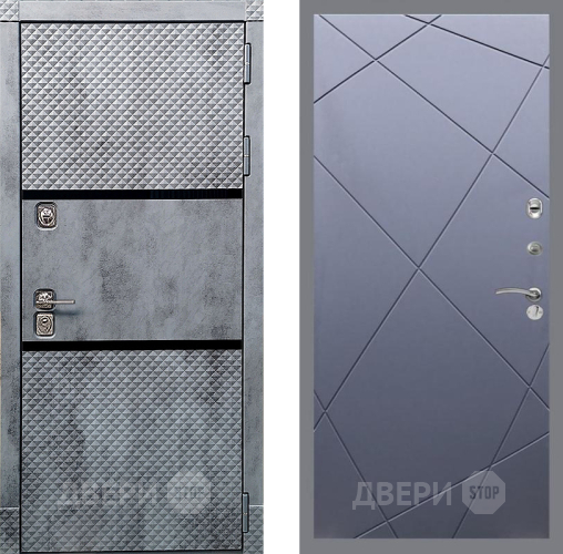 Дверь Рекс (REX) 15 Бетон Темный FL-291 Силк титан в Люберцах