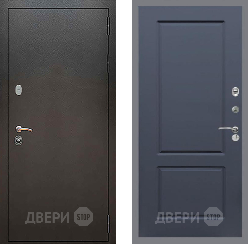 Дверь Рекс (REX) 5 Серебро Антик FL-117 Силк титан в Люберцах