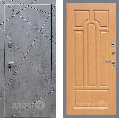 Дверь Рекс (REX) 13 Бетон Темный FL-58 Дуб в Люберцах