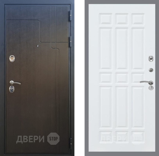 Входная металлическая Дверь Рекс (REX) Премиум-246 FL-33 Силк Сноу в Люберцах