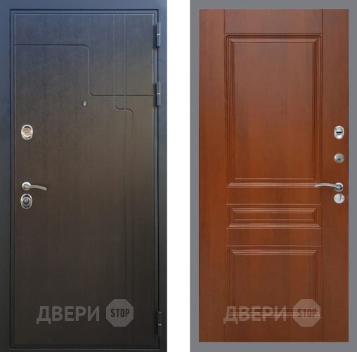 Входная металлическая Дверь Рекс (REX) Премиум-246 FL-243 Итальянский орех в Люберцах